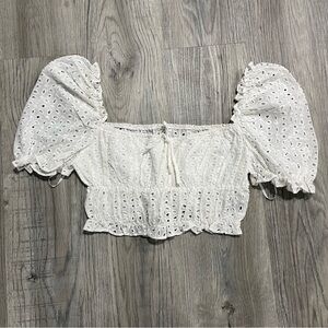 Crochet crop top